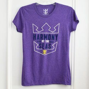 RCL Harmony of the Seas T Shirt Women Small Purple